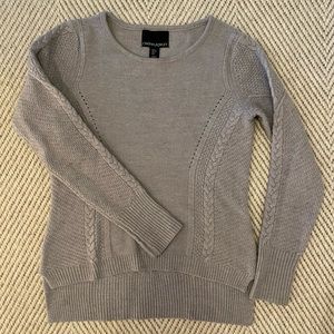 Cynthia Rowley classic cable knit sweater.